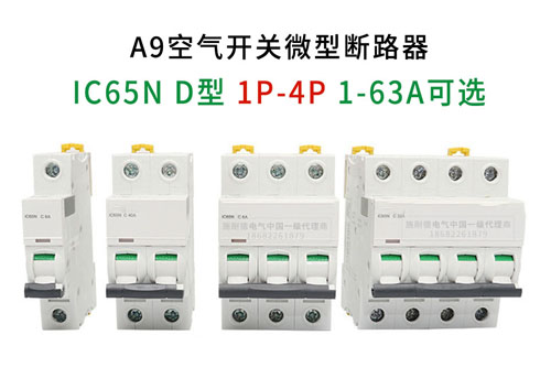 施耐德交流小型斷路器IC65N空氣開(kāi)關(guān)代理商D型1P/2P/3P/4P可選